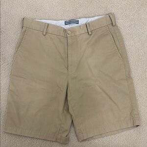 Peter Millar Men's Khaki Shorts - OSU Buckeyes Logo - 32” waist